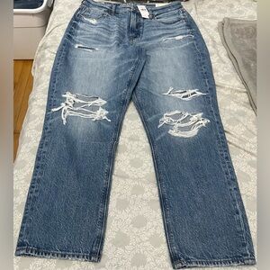 Brand New American Eagle Mom Jean Comfort Stretch Waistband Jeans